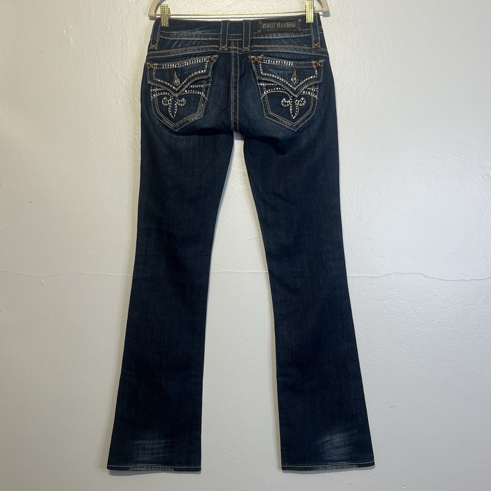Rock Revival Low Rise Gwen Women's‎ Easy Boot Jeans Size 28 90s Western